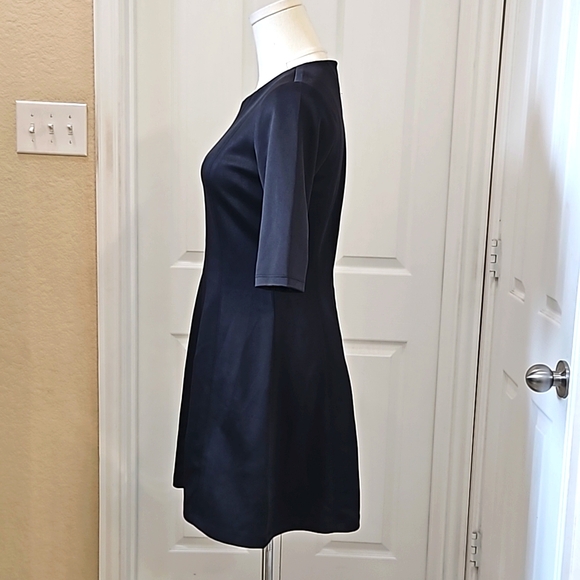 Forever 21 Scoop Neck Fit & Flare Mini Black Dress Size Small - Picture 4 of 7